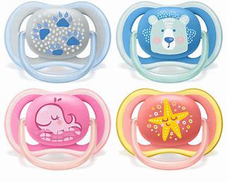Avent Ultra Air Free Flow Design Pacifier Soother Decorated 6 months to 18 months 2pcs Pack (Sold Separately Subject to Availability)