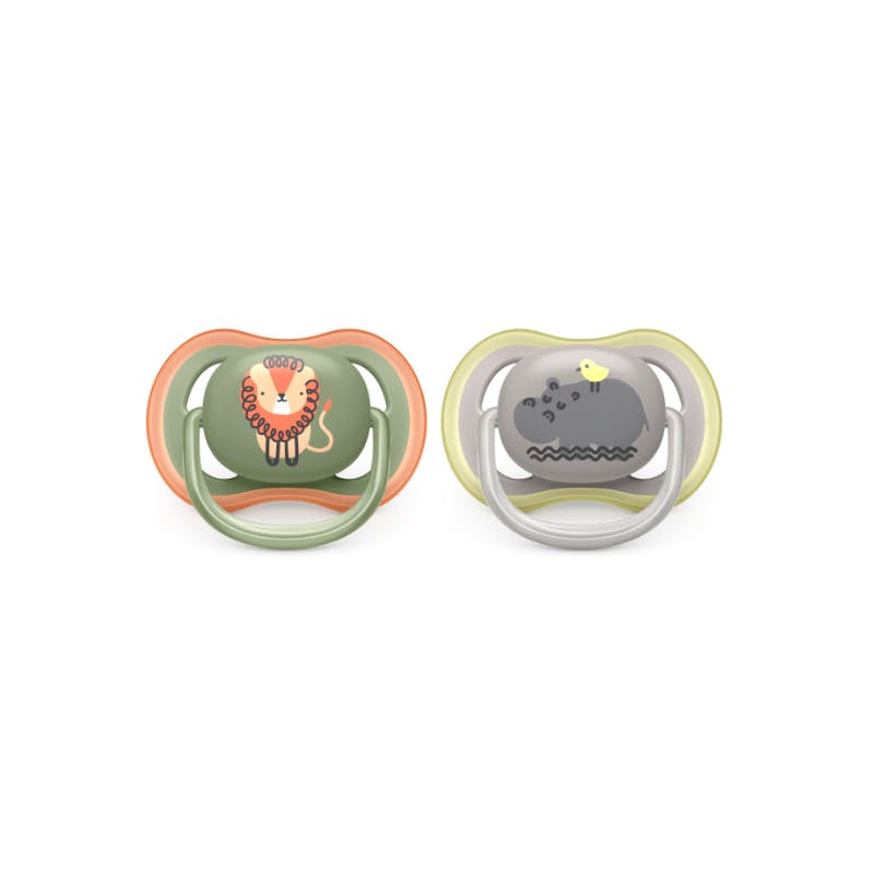 Avent Ultra Air Soother Pacifier Decoreted 6 months to 18 months 2pcs Pack (Sold Separately Subject to Availability)