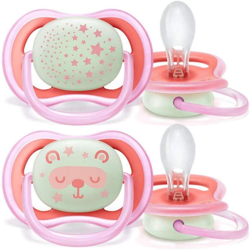 Avent Ultra Air Pacifier Soother Girl 6 months to 18 months 2pcs Pack