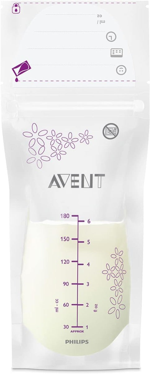 Avent Breast Milk Storage Bags 180ml 25pcs