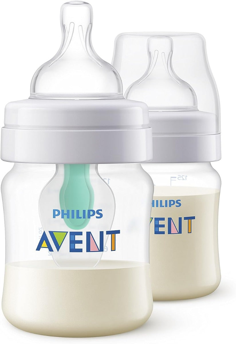 Avent Anticolic Plastic Bottle 2pcs With Airfree Vent 125ml