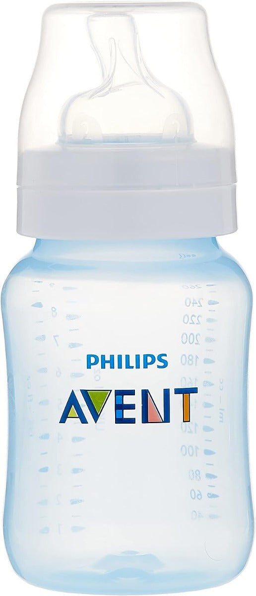 Avent Anti Colic Plastic 2pcs Bottle Pack 260ml Blue