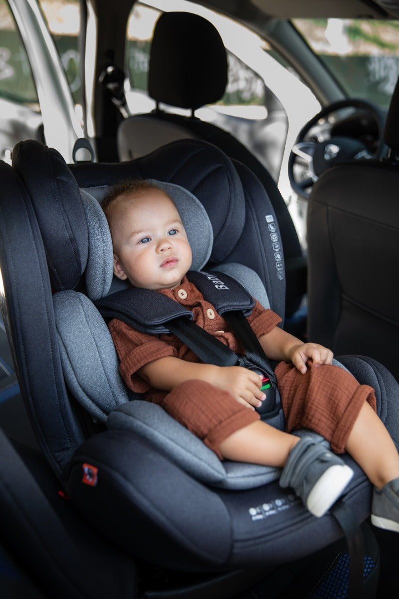 Babyauto Revolta 360 Car Seat 0123 Black Grey Melange