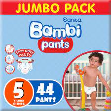 Bambi Sanita Bambi Pants X Large Jumbo 44`S