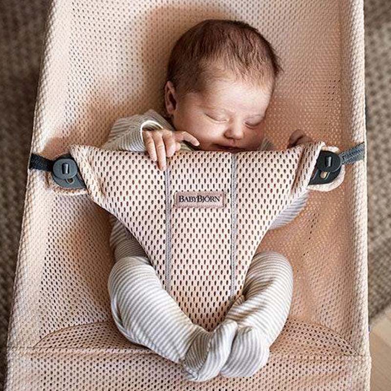 BABYBJORN  Bouncer Bliss, Pearly pink, Mesh