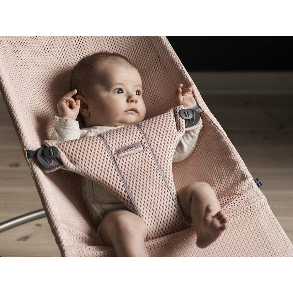 BABYBJORN  Bouncer Bliss, Pearly pink, Mesh