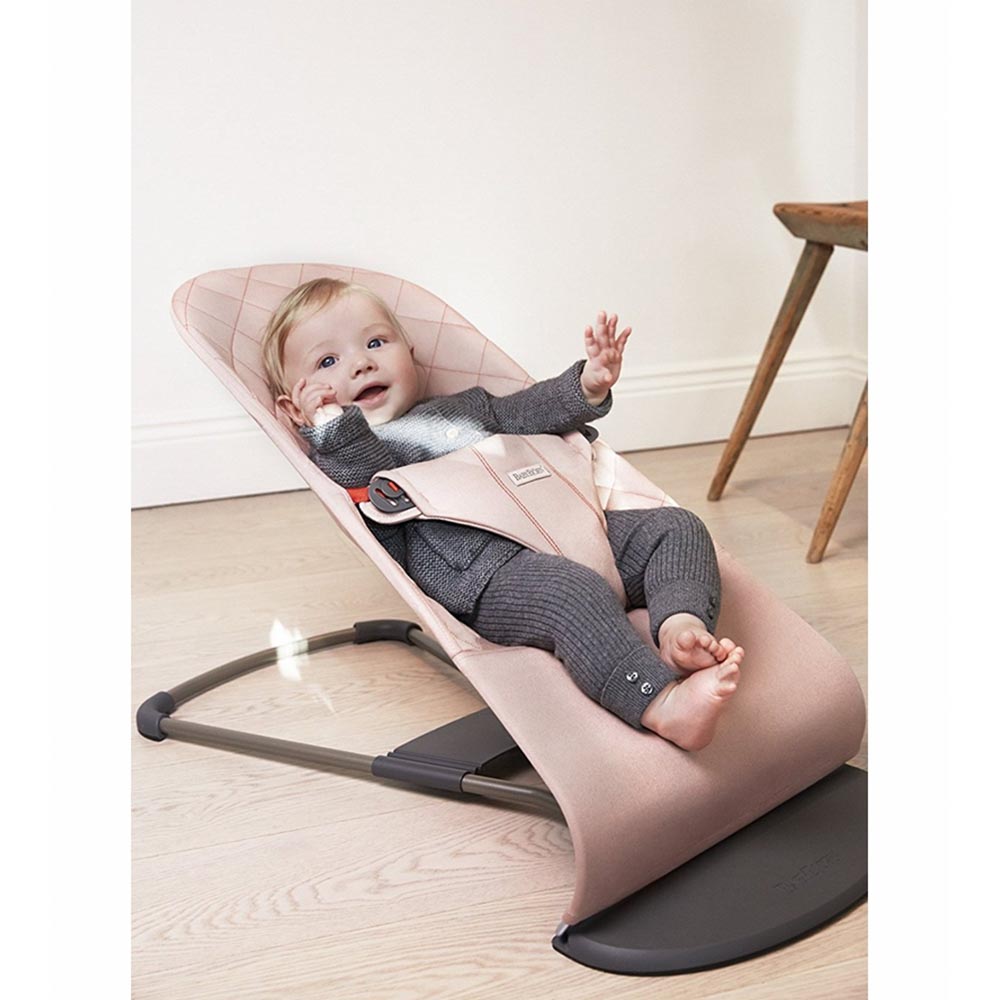 BABYBJORN  Bouncer Bliss, Old rose, Cotton