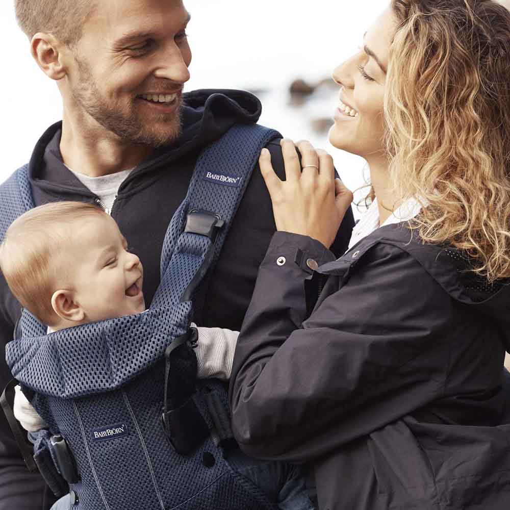 BABYBJORN  Baby Carrier Move, Navy blue, 3D Mesh