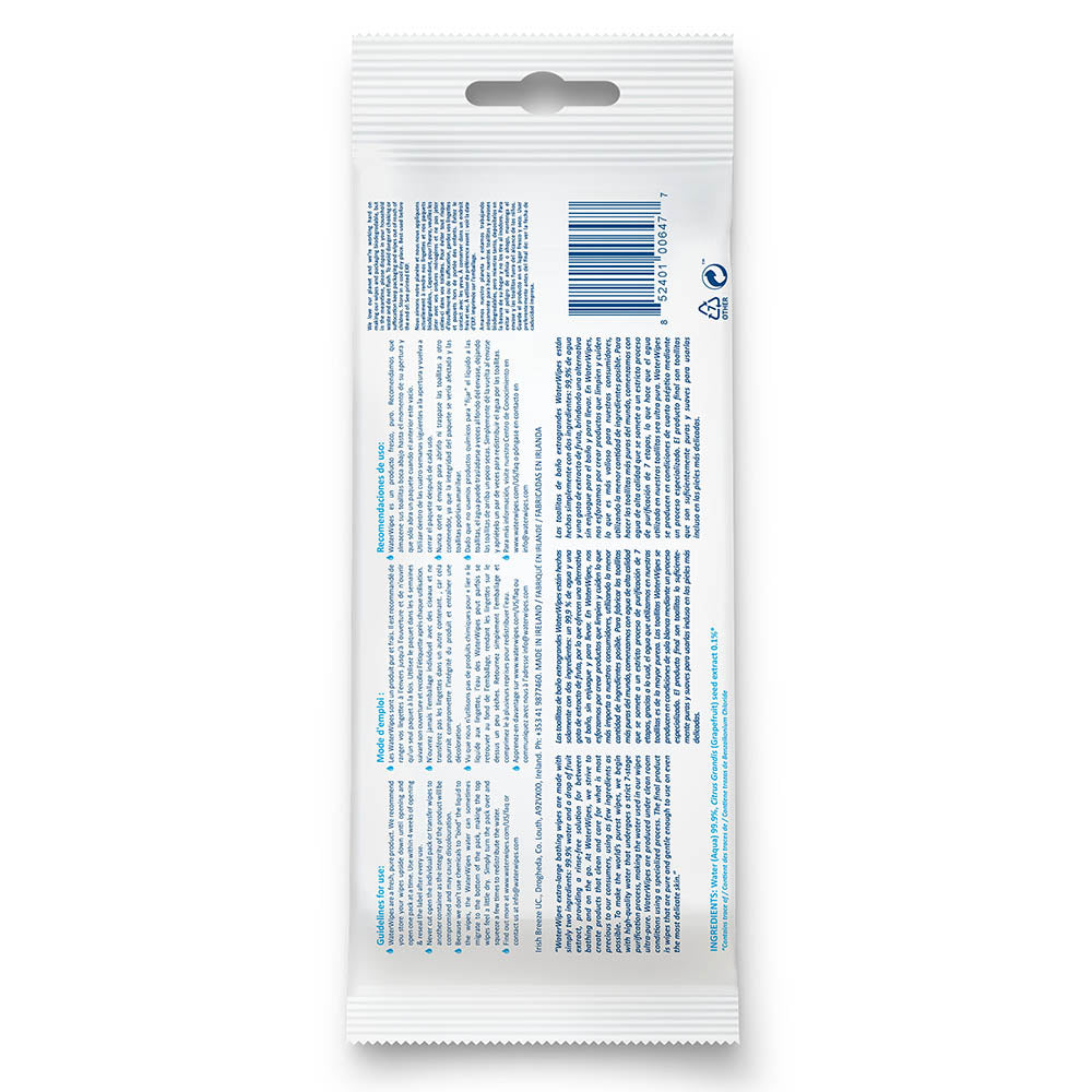 Water Wipes Nose To Toes Bathing Wipes