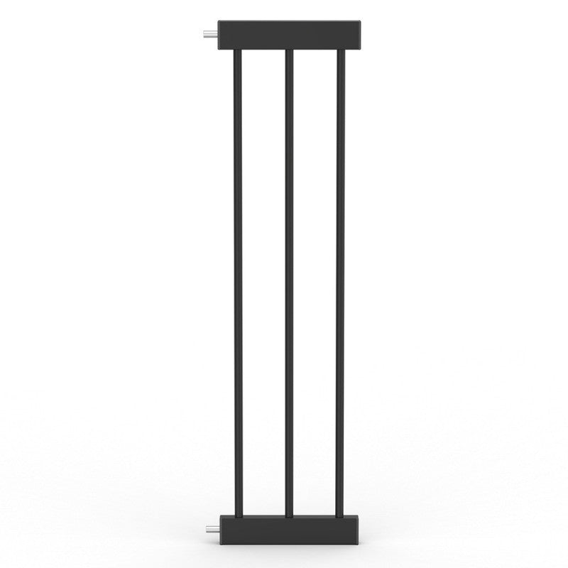Baby Safe Wooden Safety Gate  21cm Black Extension - Natural Wood