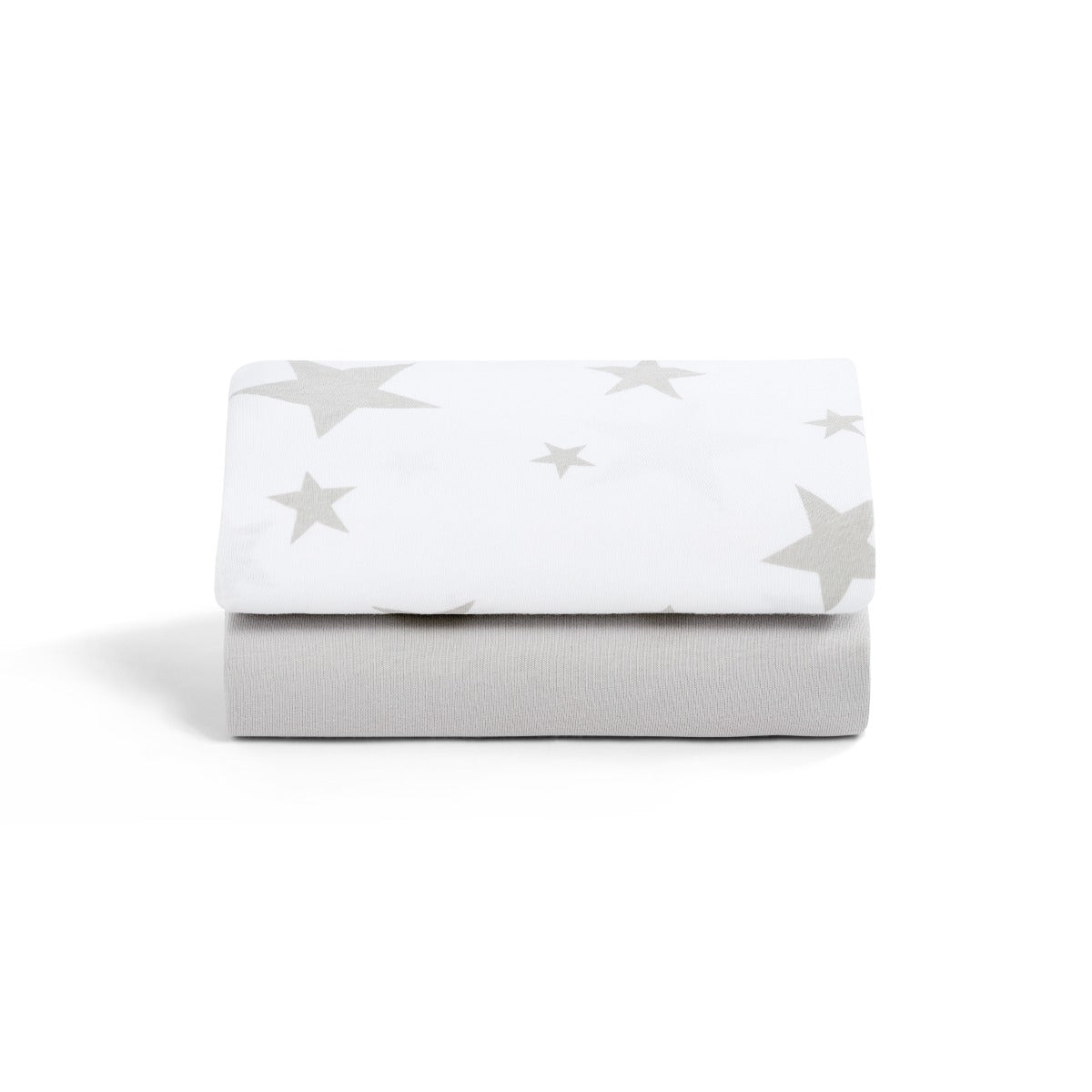Snuz 2 Pack Crib Fitted Sheets Star