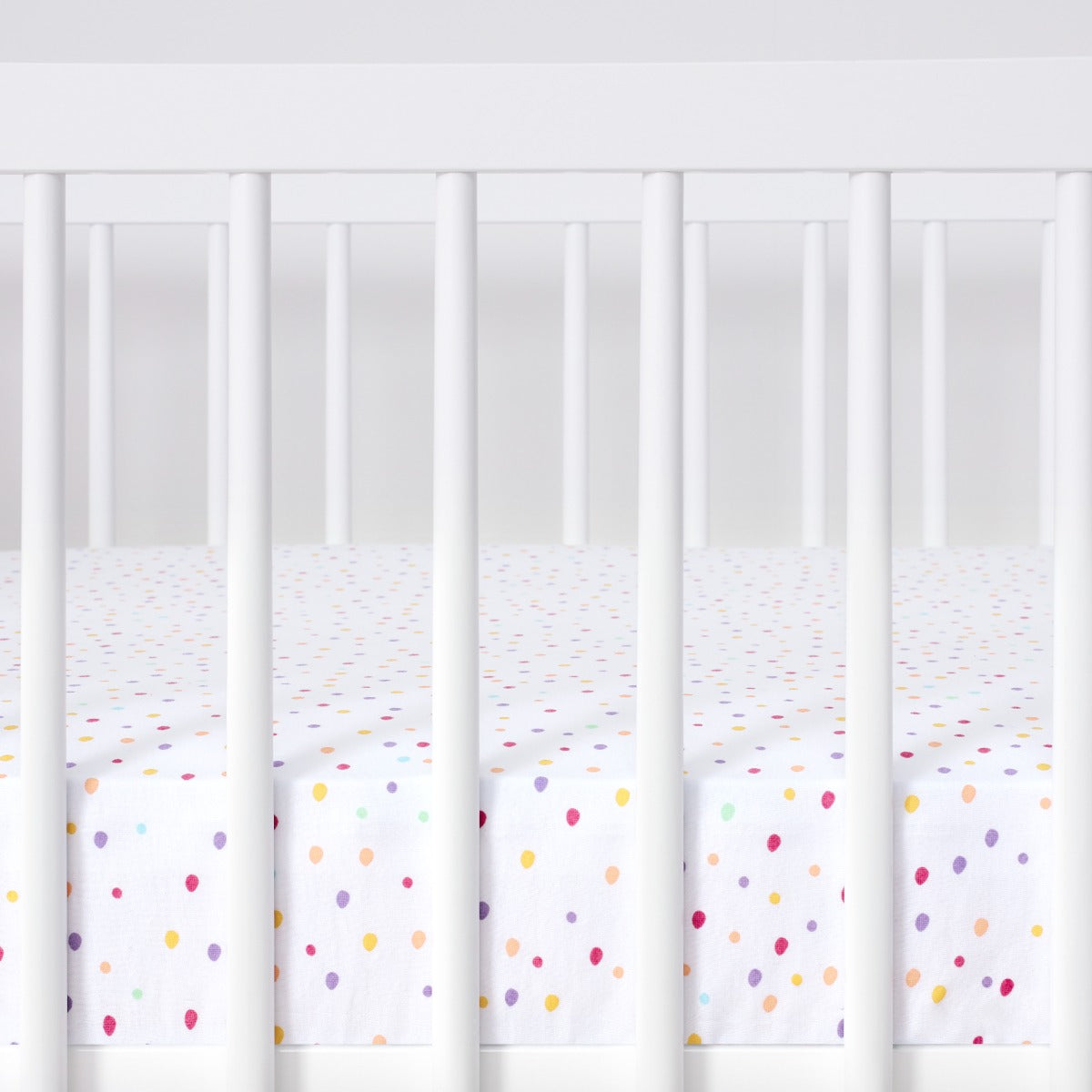 Snuz  Pod Cot & Cot Bed Fitted Sheet Pack Of 2 Colour Spots