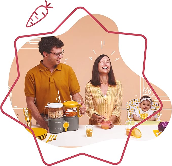 Badabulle B Easy 4 in 1 Baby Food Processor