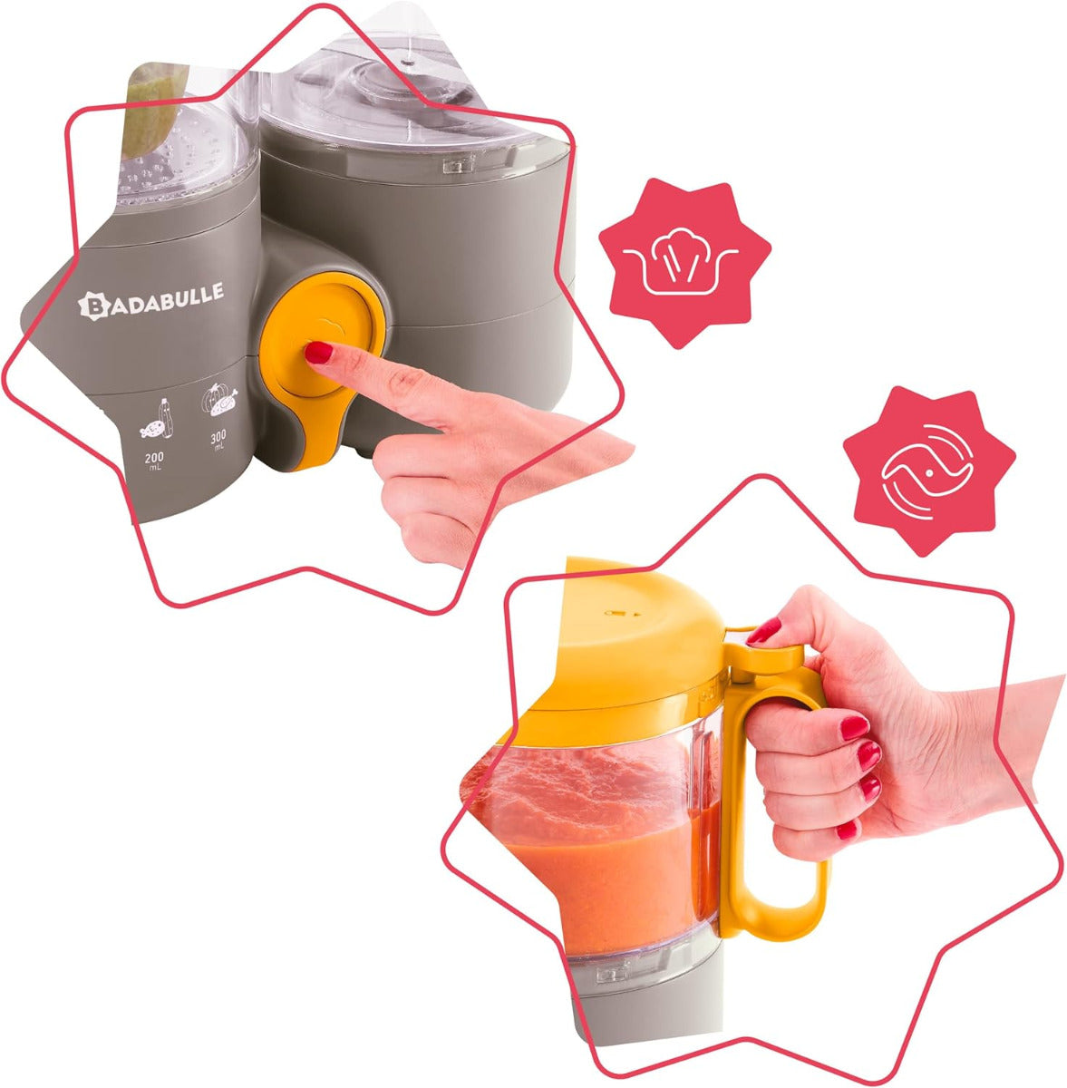 Badabulle B Easy 4 in 1 Baby Food Processor