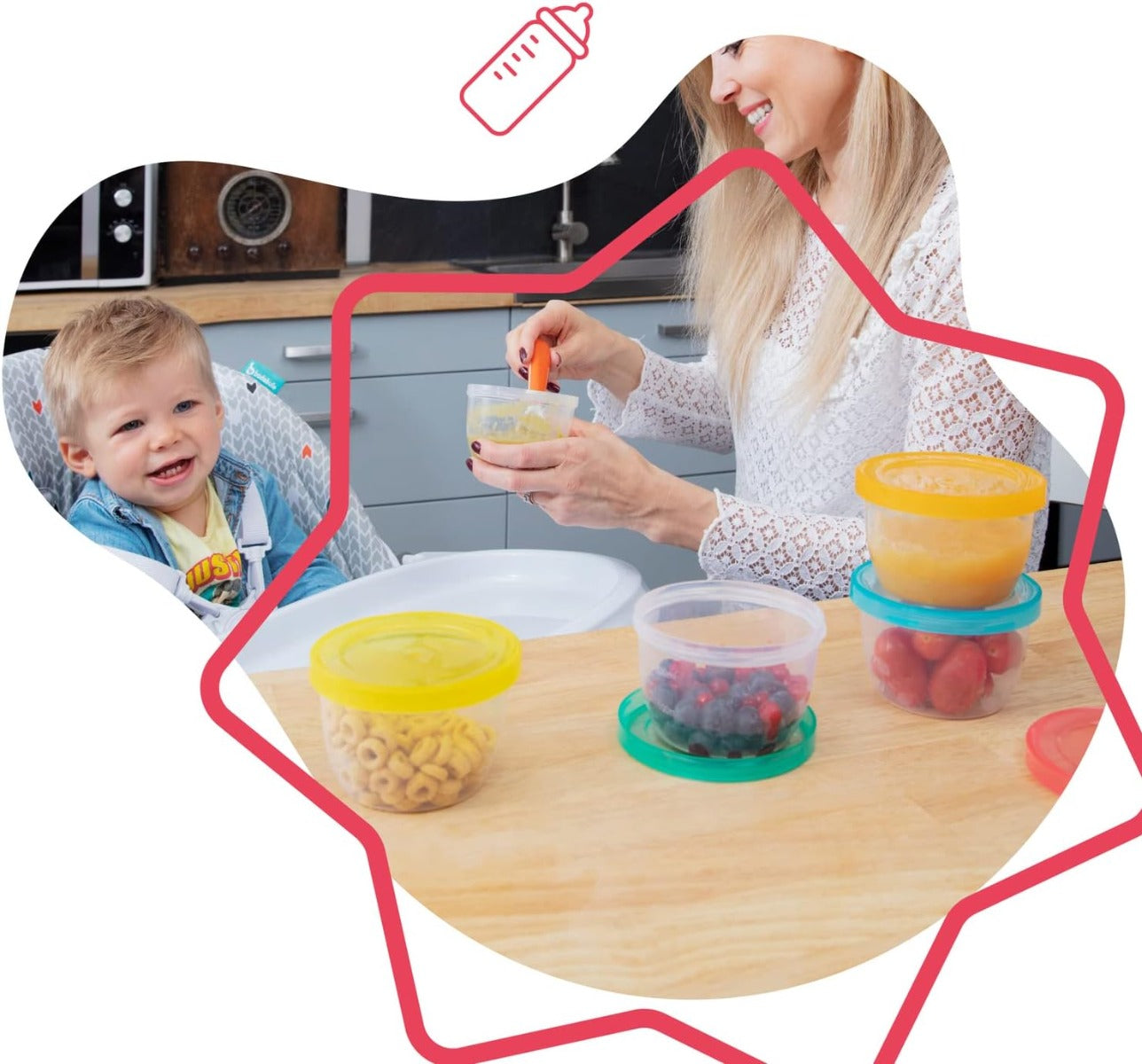 Badabulle Set of 12 Badabowls 250ml Food Storage