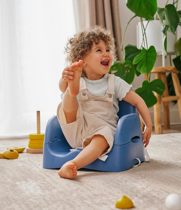 Badabulle Booster Seat Plastic Blue Cat