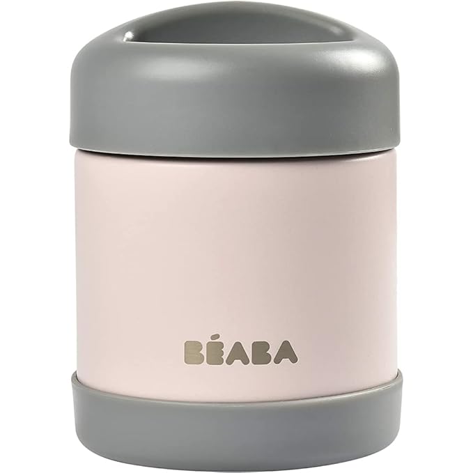 Beaba Thermo Portion Food Jar 300ml Dark Mist & Light Pink