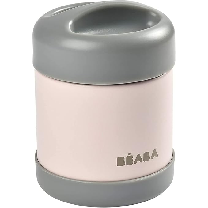Beaba Thermo Portion Food Jar 300ml Dark Mist & Light Pink