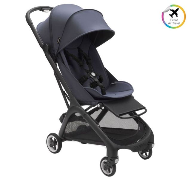 Bugaboo Butterfly Complete Stroller Black With Stormy Blue