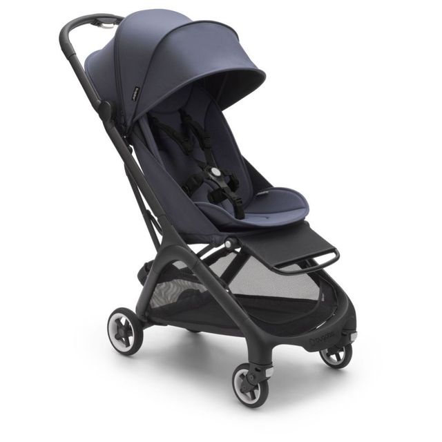 Bugaboo Butterfly Complete Stroller Black With Stormy Blue