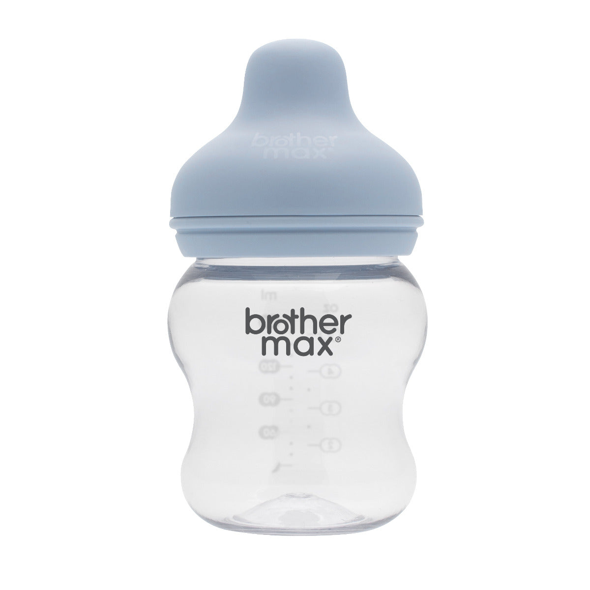 Brother Max Extra Wide Neck Feeding Bottle 160ml/5oz S Teat Color Blue