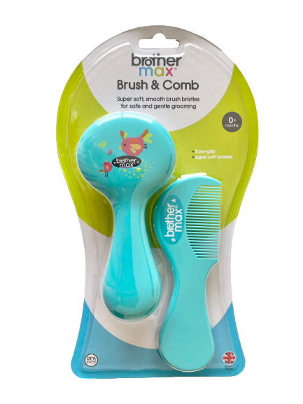 Brother MaxÂ  Super Soft Smooth Brush Bristles & Comb For Safe And Gentle Grooming - 1