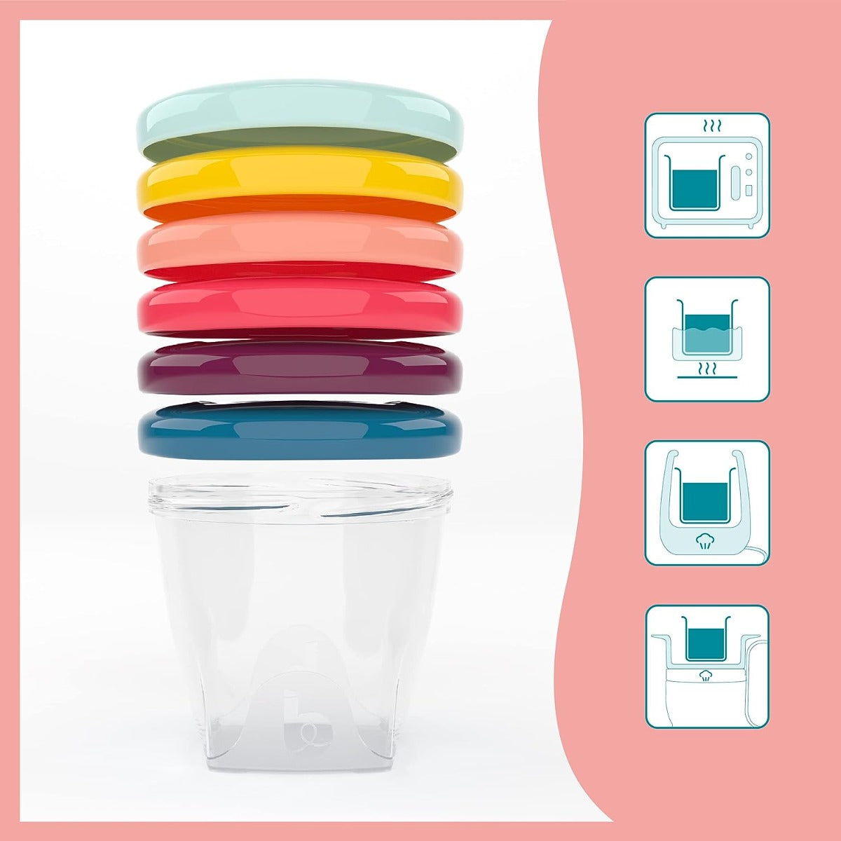 Babymoov Babybols Food Storage Multiset