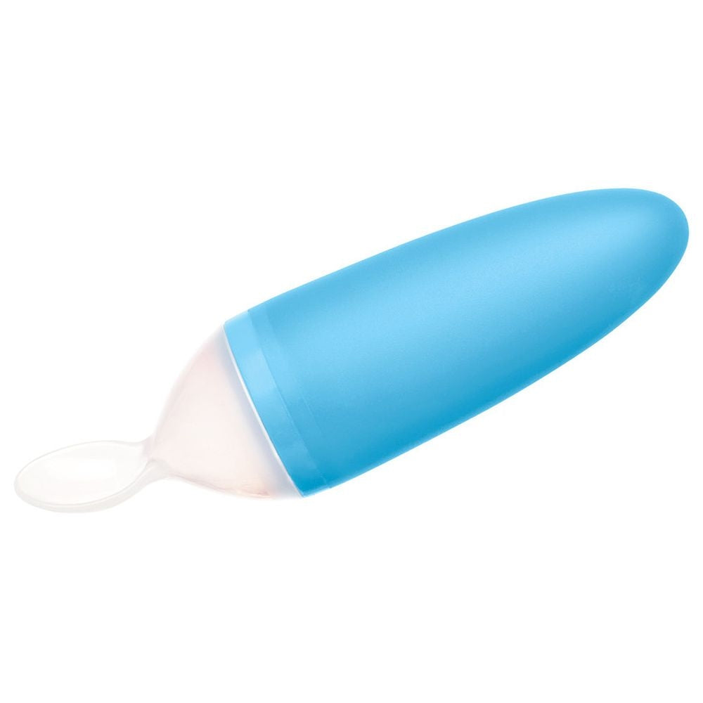 Boon Squirt Silicone Baby Food Dispensing Spoon Blue