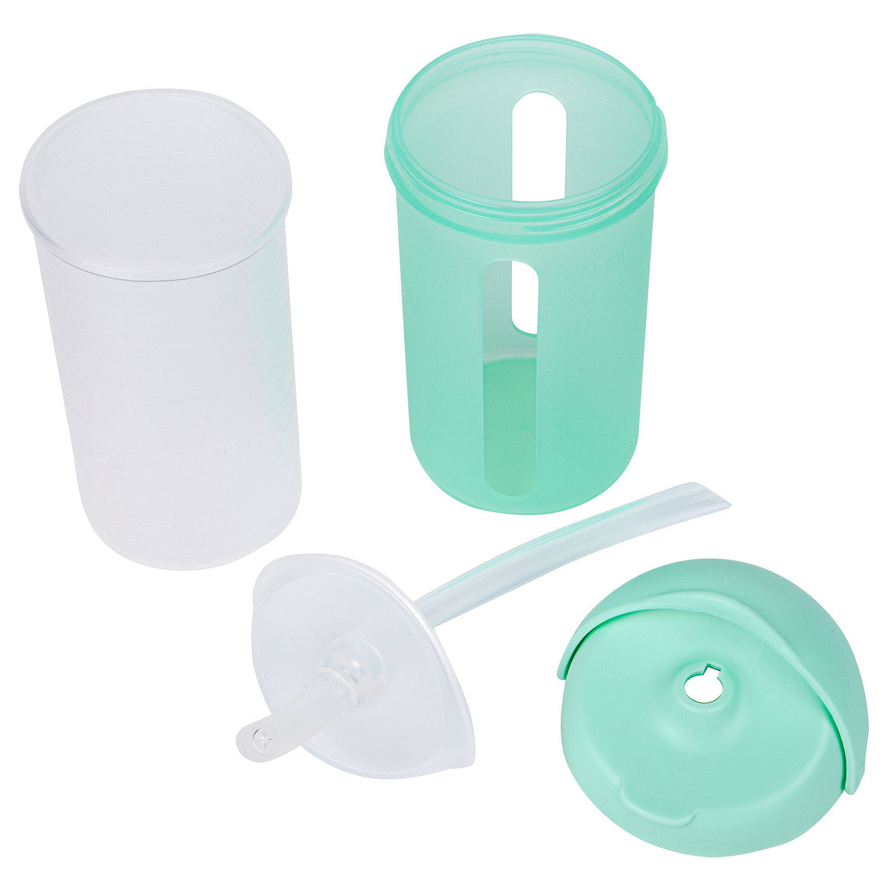 Boon Swig Silicone Straw  Bottle 10Oz  Mint