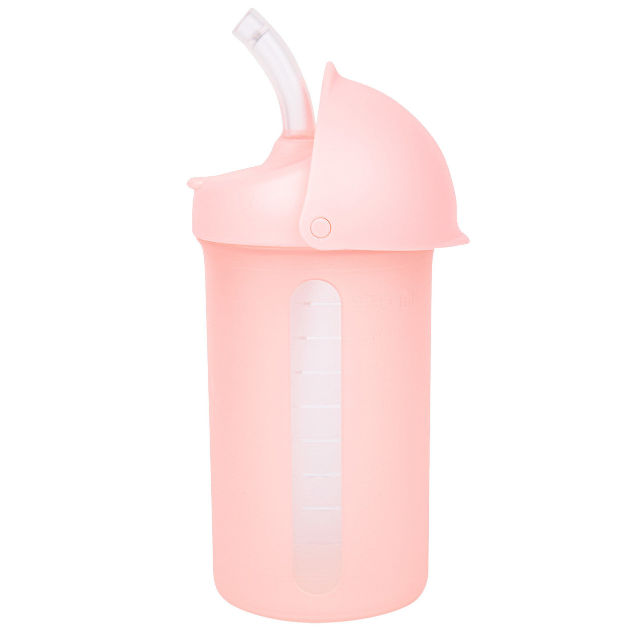 Boon Swig Silicone Straw Bottle 10Oz  Pink