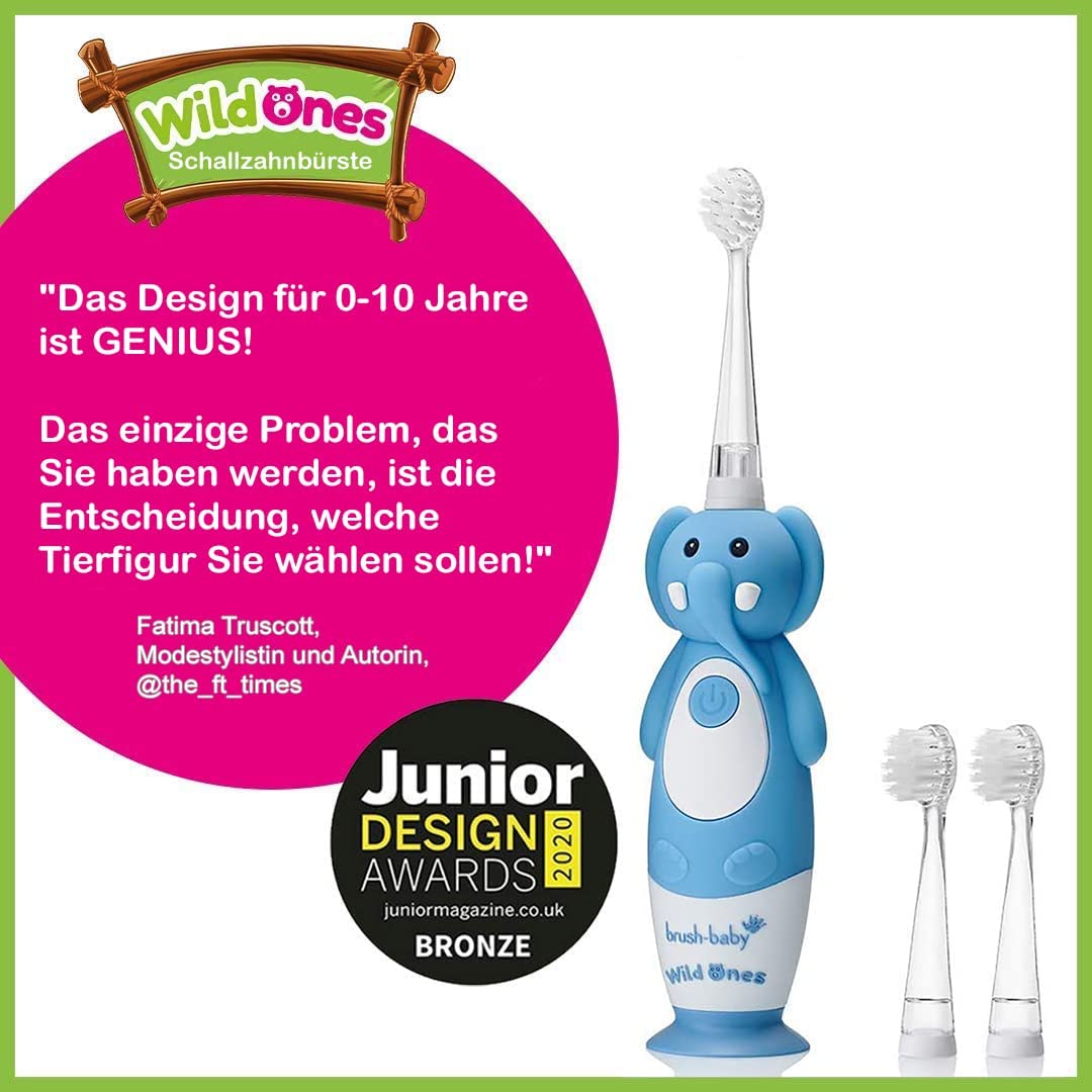 Brush Baby New Wild One Elephant Rechargeable Toothbrush