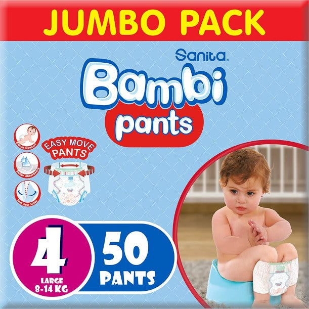 Bambi Sanita Bd Pant Large Jumbo 50pcs