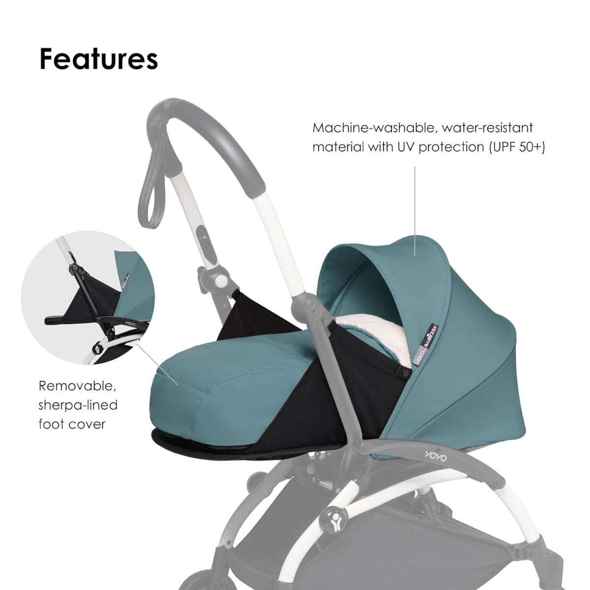 Babyzen YOYO Stroller Newborn Pack 0+ Aqua – Yallamomz