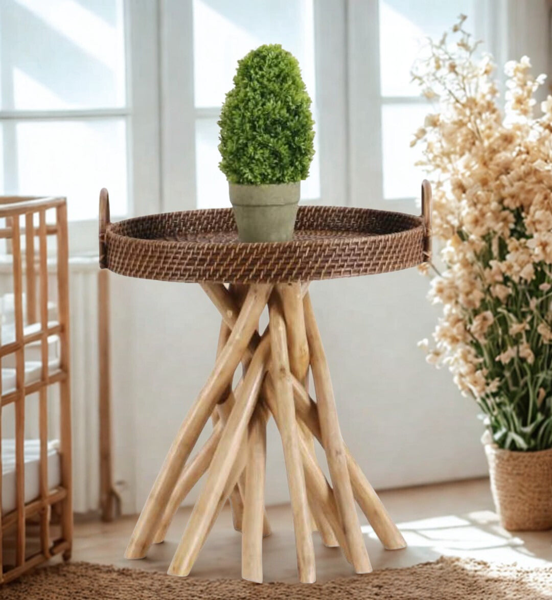 Cuddle Barito Rattan Side Table