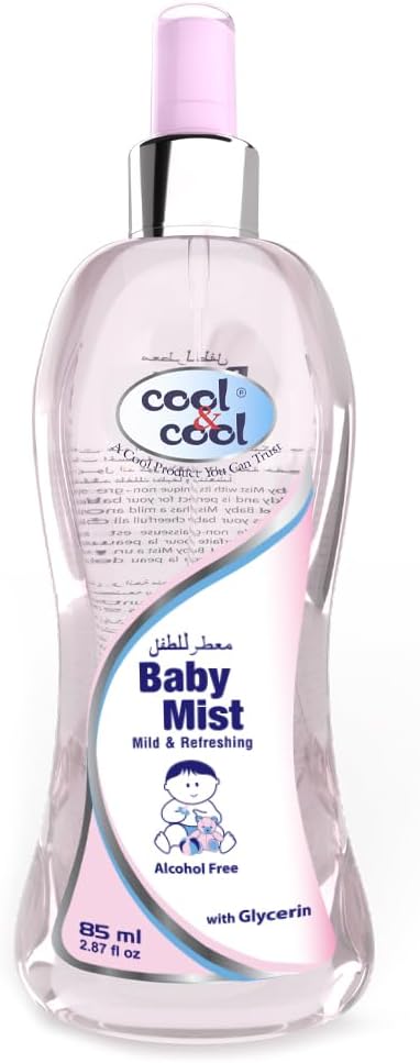 Cool & Cool Baby Mist Pink Cologne 85Ml  Alcohol Free Paraben Free Glycerin Mild And Refreshing