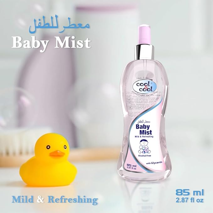 Cool & Cool Baby Mist Pink Cologne 85Ml  Alcohol Free Paraben Free Glycerin Mild And Refreshing