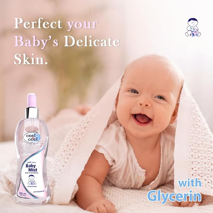 Cool & Cool Baby Mist Pink Cologne 85Ml  Alcohol Free Paraben Free Glycerin Mild And Refreshing