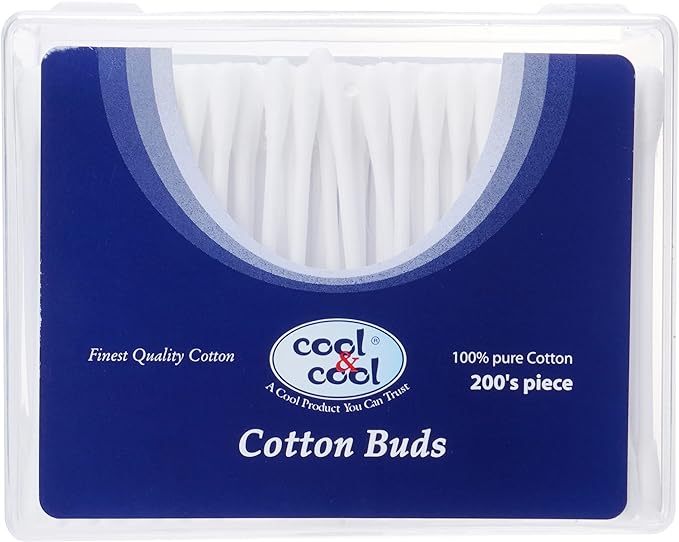 Cool & Cool Cotton Buds Assorted Colours 200's