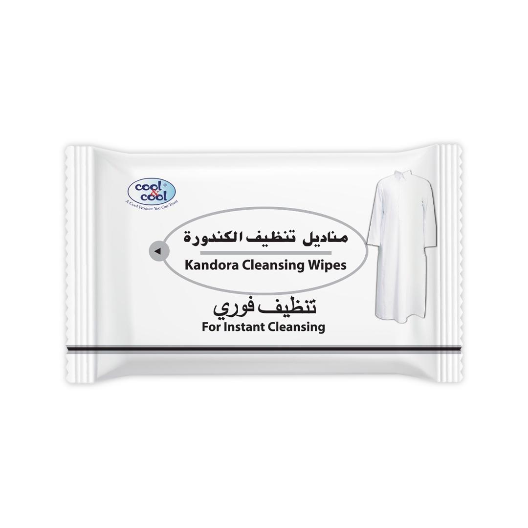 Cool & Cool Kandora Cleansing Wipes Sachets 12's