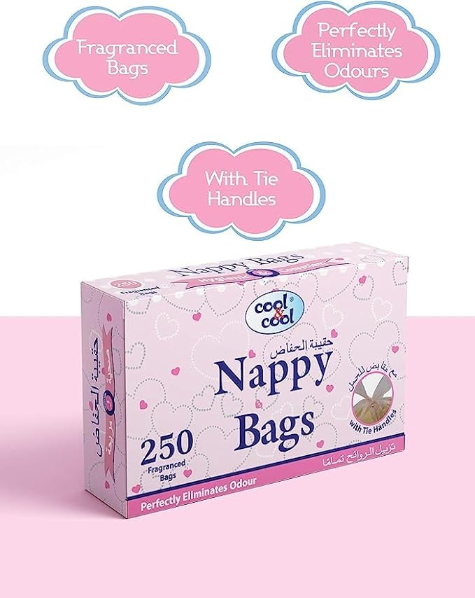Cool & Cool Nappy Bags 250 Pcs