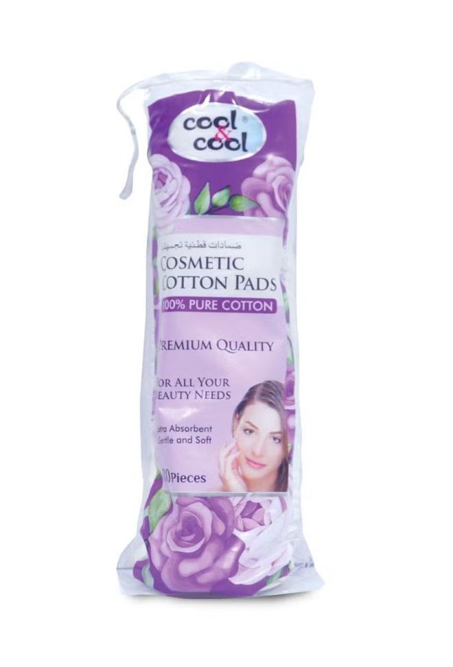 Cool & Cool Cosmetic Cotton Pads 80's Pack of 3
