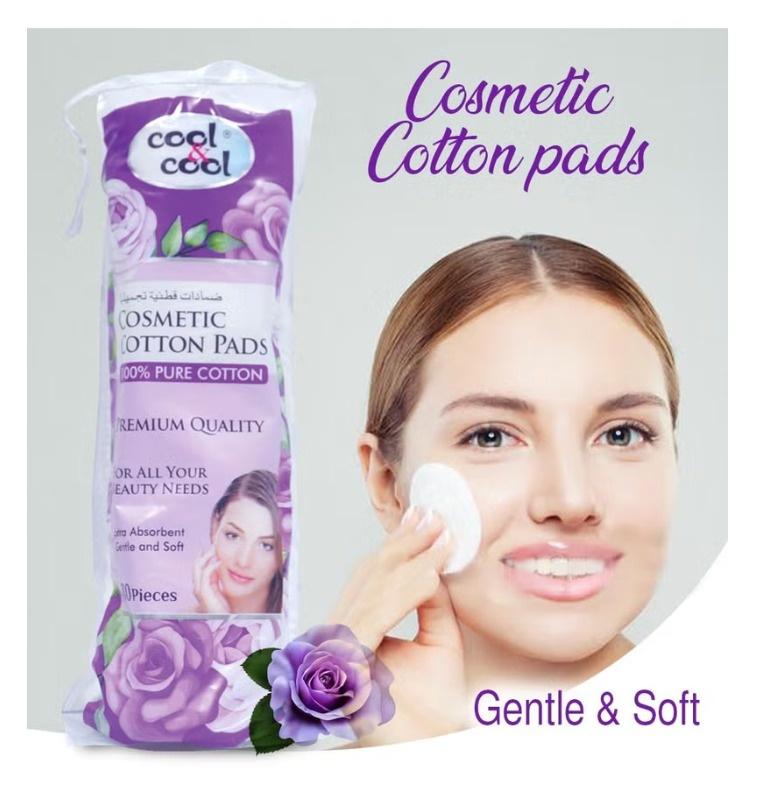 Cool & Cool Cosmetic Cotton Pads 80's Pack of 3