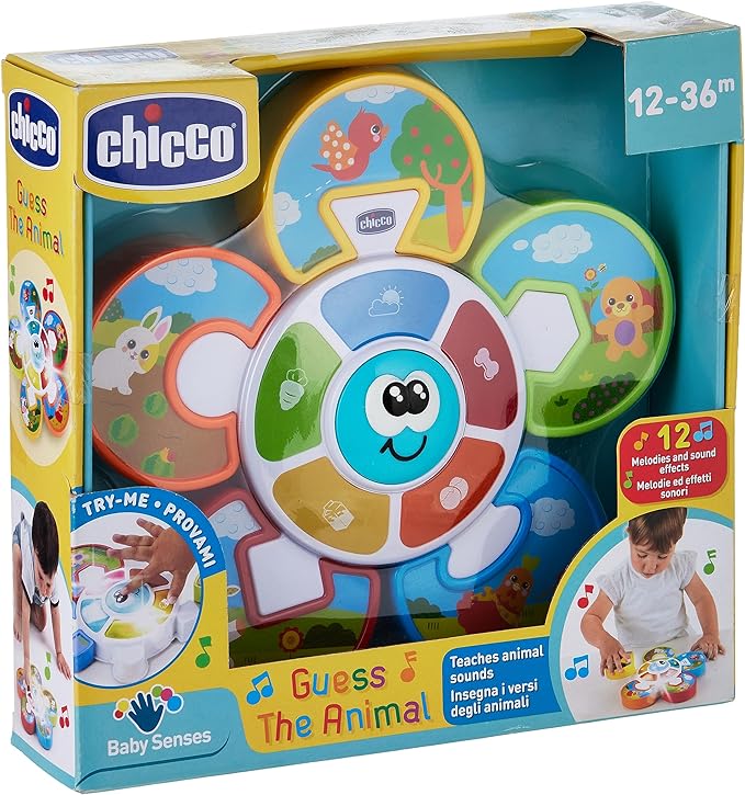 Chicco Electronic Animal Puzzle Multicolored