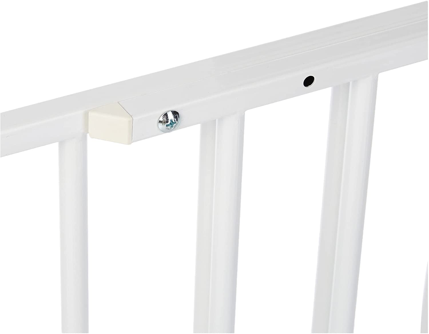 Buy Clippasafe Extendable No Trip Gate  60 107Cm Metal White | Yallatoys.com