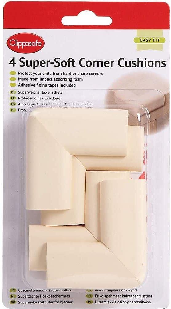 Clippasafe Super Soft Corner Cushions 4 Pack