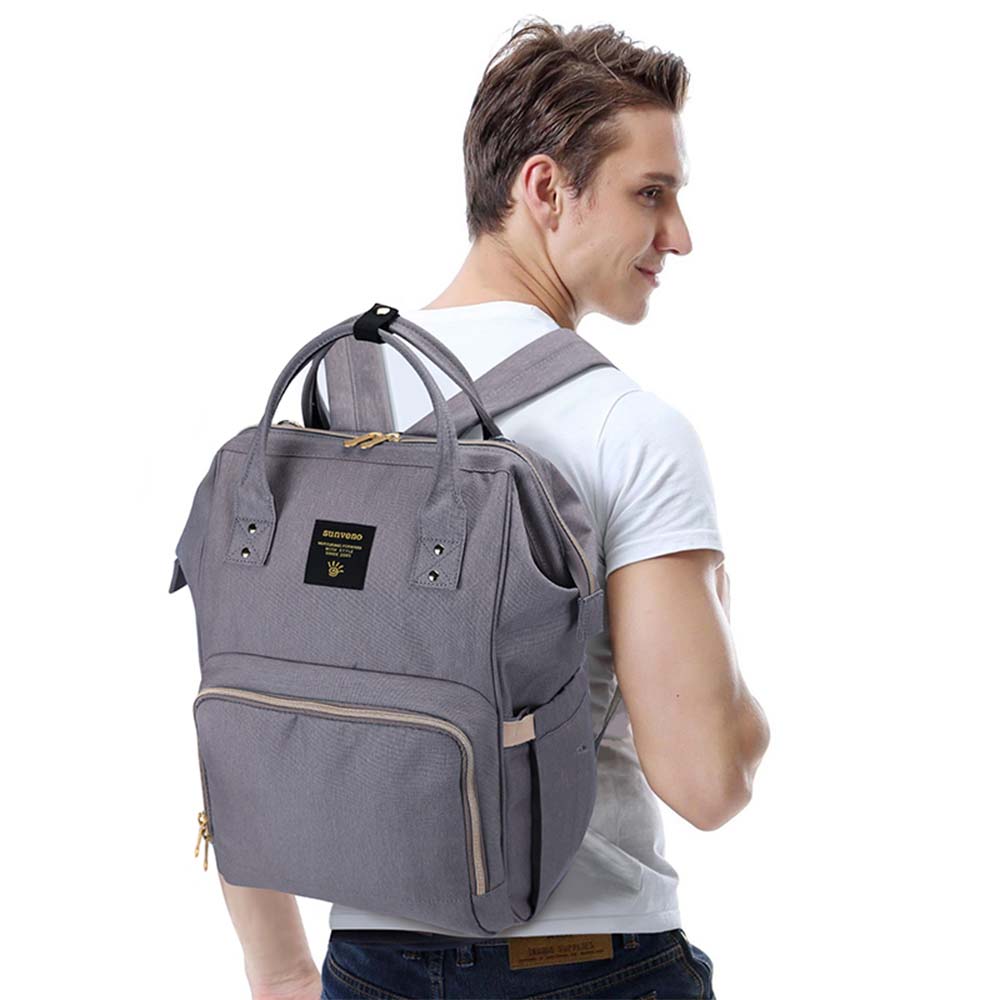 Teknum  Feather Lite  A1 Story Grey + Sunveno Diaper Bag Black & Hooks