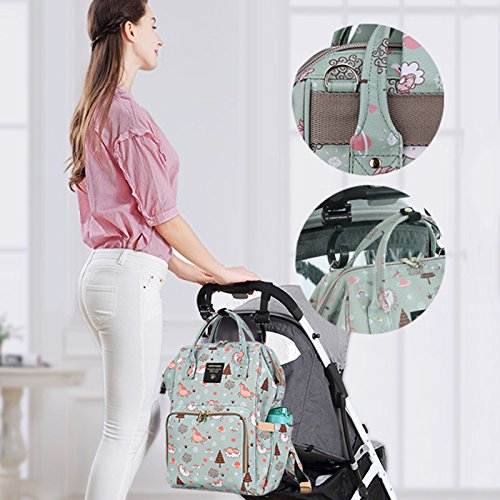 Teknum  Travel Lite Stroller Khaki And  Sunveno Green Dream Diaper Bag And Clutch Combo