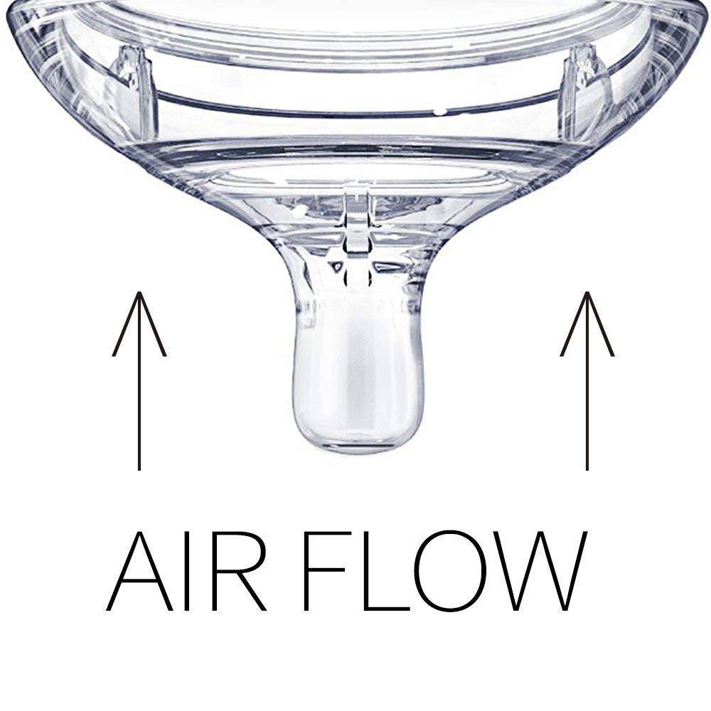 Comotomo  Natural Teat Silicone Nipples Fast Flow  2 Count Pack Transparent