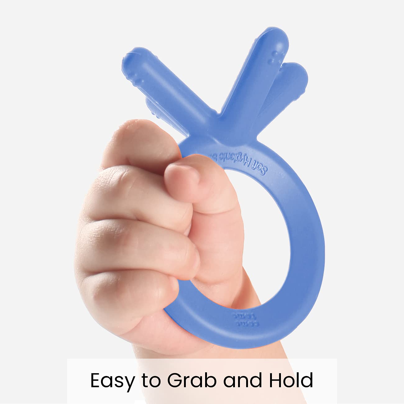 Comotomo  Silicone Baby Teether Blue