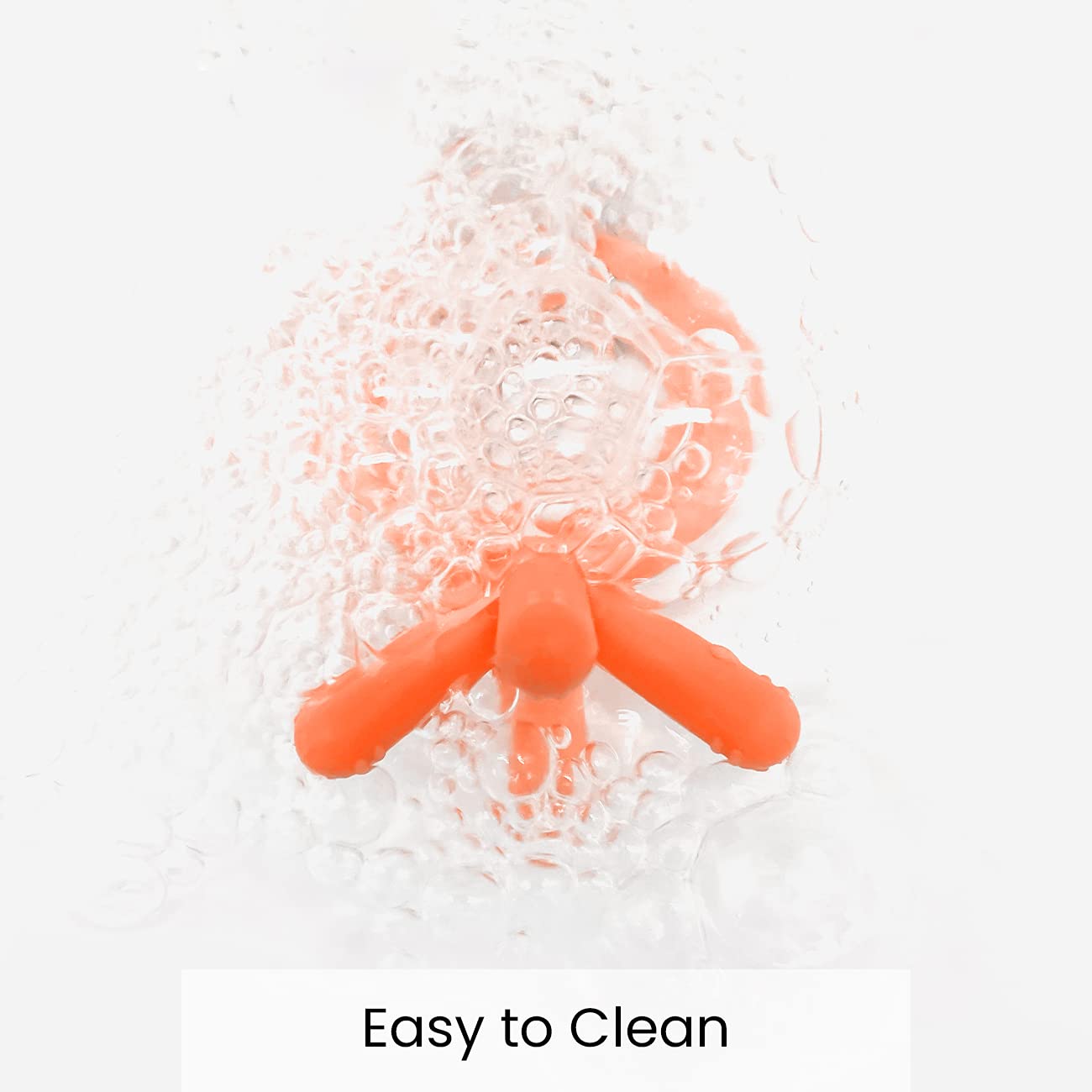 Comotomo  Silicone Baby Teether Orange